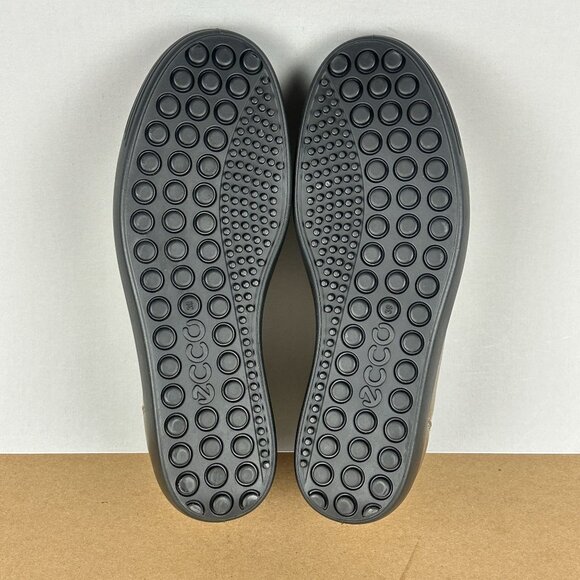 Ecco Soft 7 Metallic Casual Sneakers Womens 8/8.5 EU 39 Pewter Low Top Lace Up - Picture 6 of 12